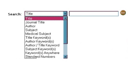 Sample Search Screen