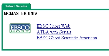 EBSCO Host Web EBSCO Host Web
