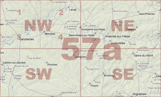 Map Location Diagram