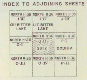 index to adjoining sheets for Africa GSGS series
