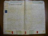 Assignment by way of mortgage by Walter Biggs and others to Ann Turner of two houses