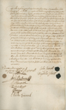 Acquittance by John Jamott and Magdeline, his wife, to John Burwell