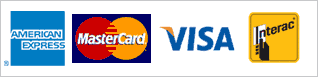 Payment options VISA/master card or Interac