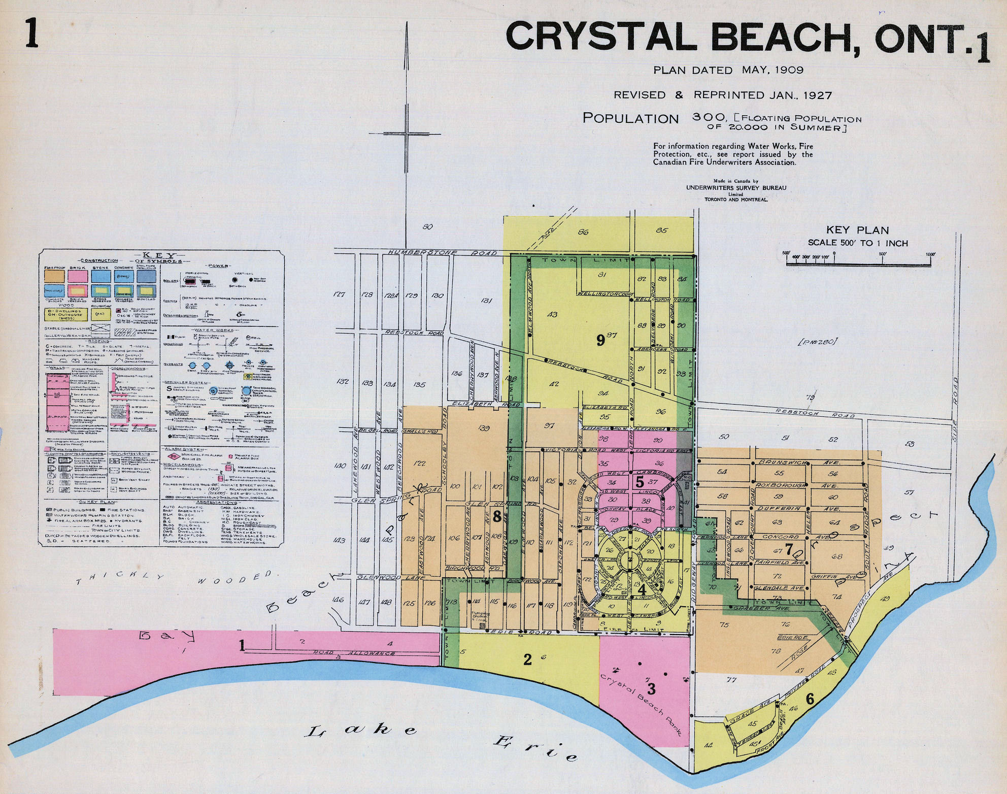 FIP index to Crystal Beach 1927