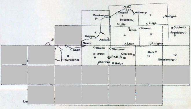 index to 1:250,000 scale maps