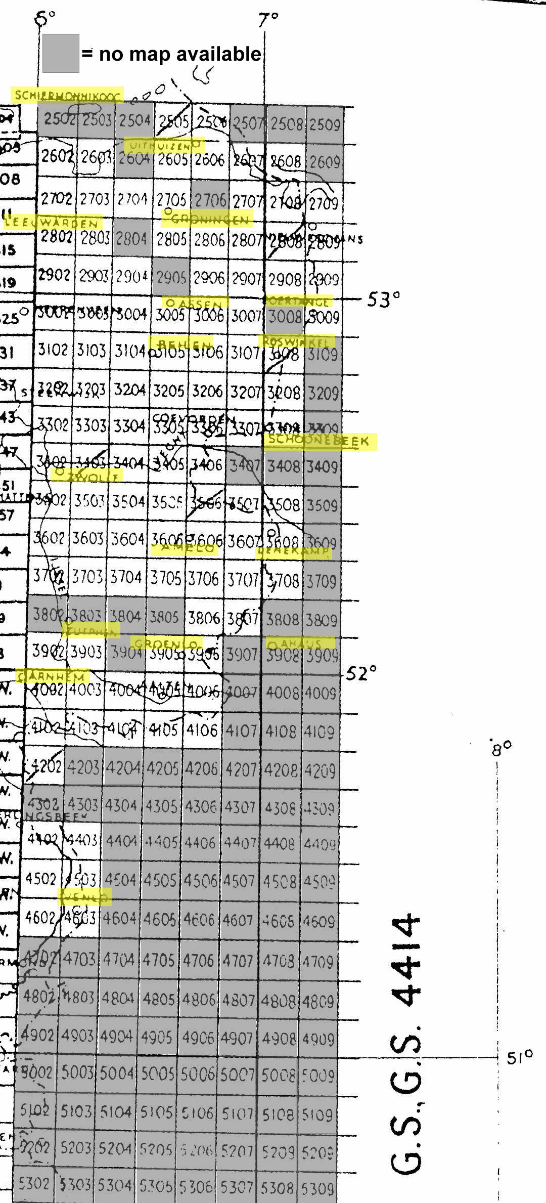 index map