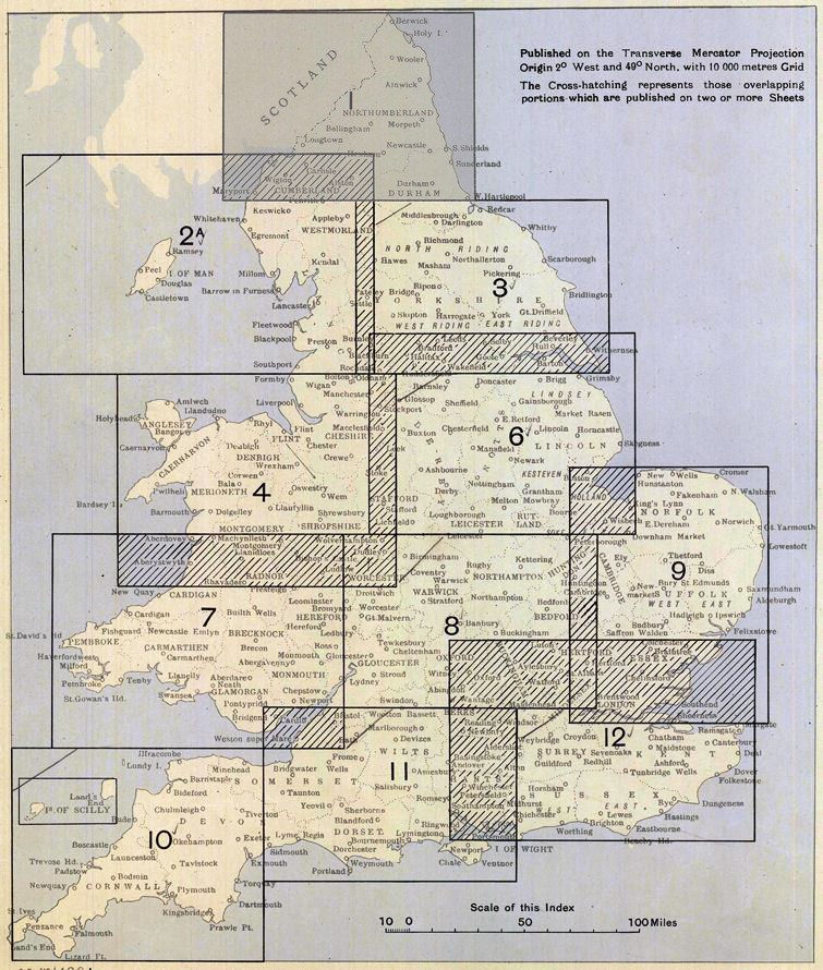 index to 1:253,400 scale topo maps of England & Wales