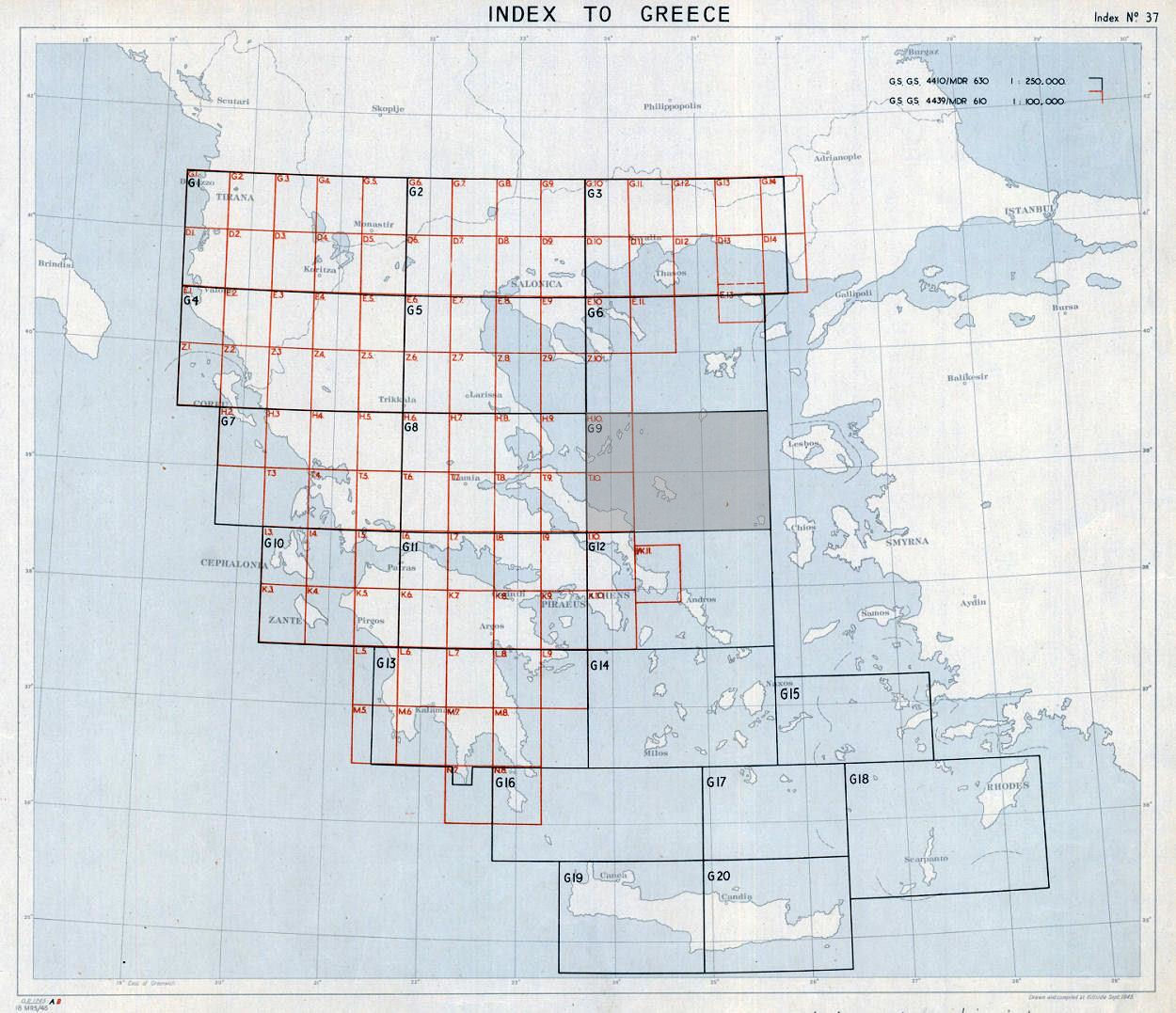 index to maps of Greece