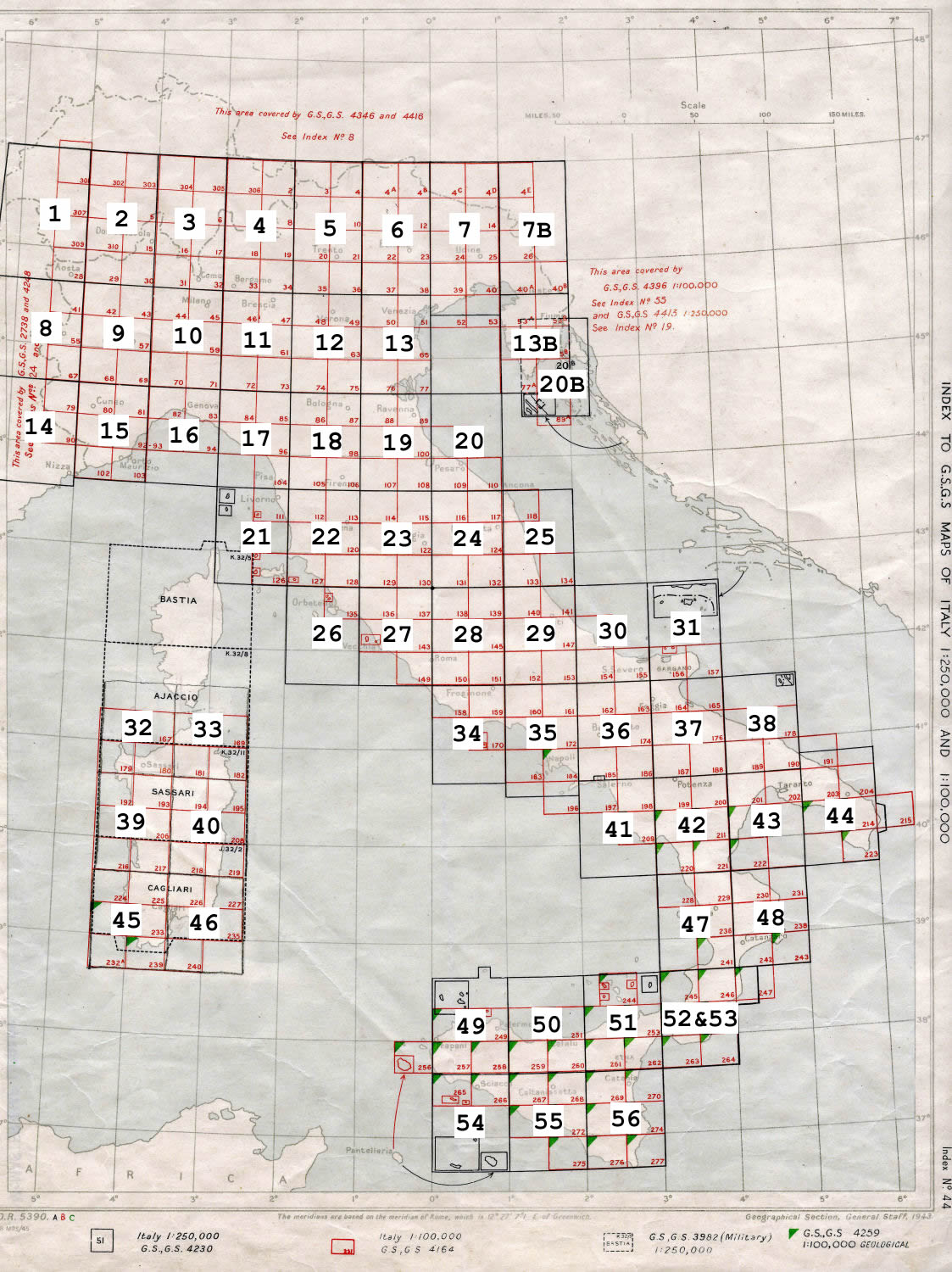 index map
