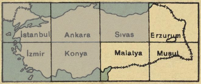 index to 500k maps of Turkey