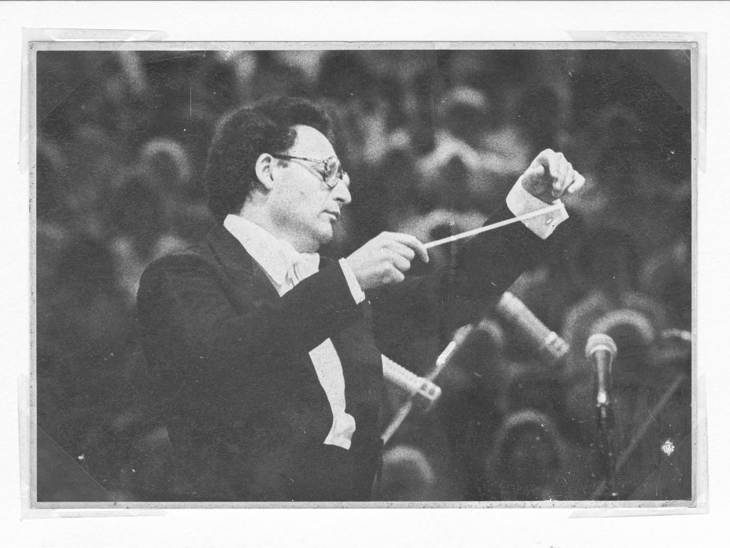 Boris Brott conducting, ca. 1980