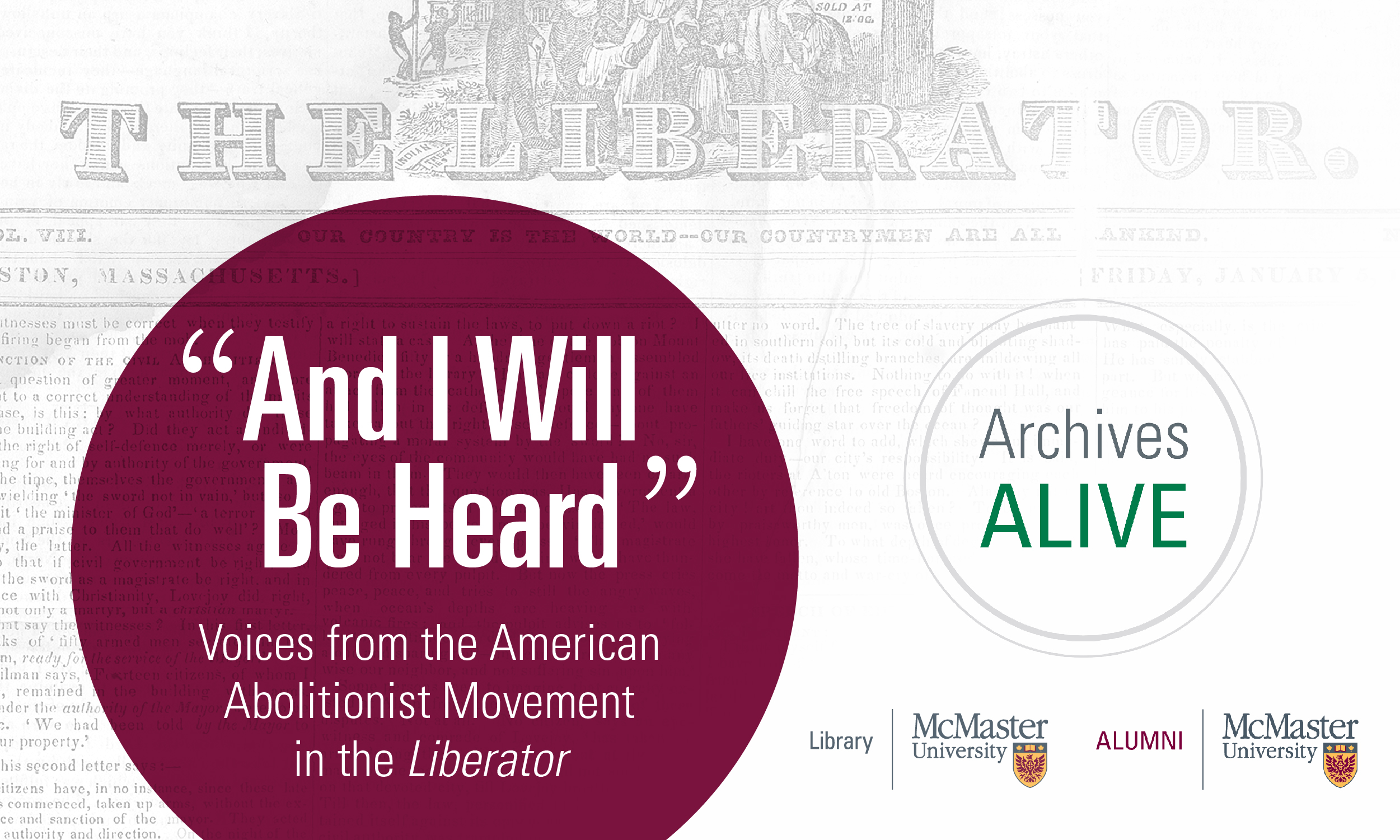 Archives Alive May 6