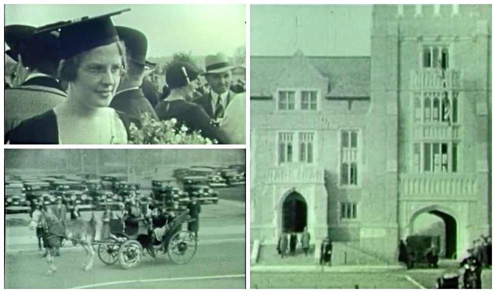 Scenes of the first convocation to be held on McMaster’s Hamilton campus in 1934 and other footage from the 1930s and 40s are among the historical films that can be found online in the Library’s digital archive.