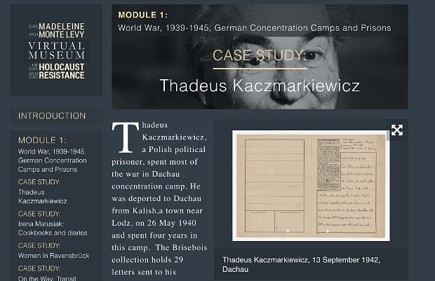 Virtual museum tells poignant stories of survival and resistance during World War II